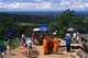 Cambodia: Buddhist monks at Preah Vihear, an ancient Khmer temple on the Cambodia-Thailand border
