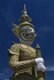 Thailand: Sahasadeja, (a character from the Ramakien), a yaksha temple guardian, Wat Phra Kaeo (Temple of the Emerald Buddha), Grand Palace, Bangkok